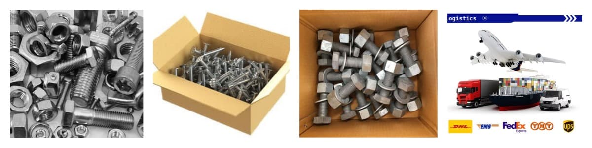Boulons en acier au carbone ASTM A307 7
