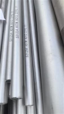 Tubes En Acier Inoxydable ASTM A312 UNS S31254 254SMO Premium Expédiés Au Mexique