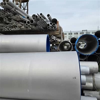 Tubes sans soudure en acier inoxydable à grand diamètre 254SMO (F44 / UNS S31254) exportés au Mexique