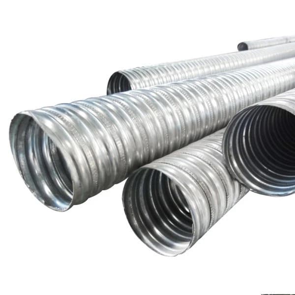 Conduit spiral en acier galvanisé